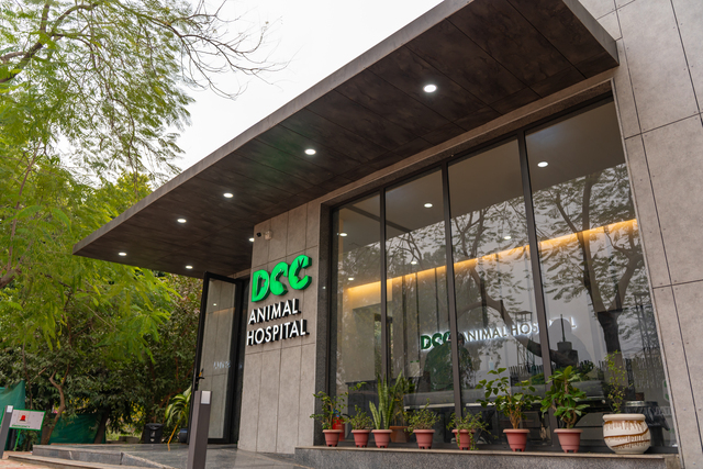 インドにあるDCC Animal Hospitalの外観